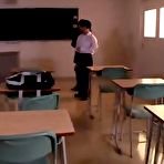 First pic of Stunning Japanese Schoolgirl Tasting Creampie - EPORNER