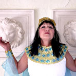 First pic of Busty Bliss as Cleopatra with her sex slave boy toy 