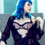First pic of Jewelz Blu Strips and Plays with Glass Dildo