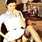 Third pic of Nurse Kay - Liss UK Vintage Pantyhose / ZB Porn