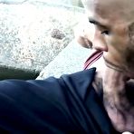 Fourth pic of Latino Uber driver enjoys first threesome sex outdoor - EPORNER