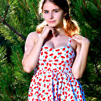 First pic of Dakota Pink Shows Off her Big Nipples Outdoors