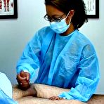 First pic of SURGICAL HOODED CHINESE PHYSICIAN HANDJOBS PLUMP FELLOW