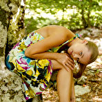 Second pic of Milena D Hairy Angel in the Woods