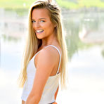 Second pic of Fit cutie Serena teasing outdoors in public for FTV girls | Erotic Beauties