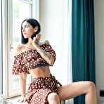 Second pic of Stunning brunette babe Nesty stripping naked in set by Suicide Girls | Erotic Beauties