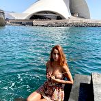 Third pic of 
	  Agatha Vega posing in a summer dress | Sexy-Models.Net