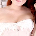 First pic of Lena Shows Fur Pie In Bustier