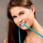 Second pic of Nina Sphinx Hot Bikini Babe Strips at the Beach