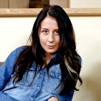 First pic of Gorgeous dark haired Elizabett pisses on the floor