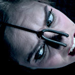 Second pic of SexPreviews - Dresden 333 stocks and rope bound for spanking and pussy toying in dungeon by maledom