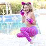 First pic of Allie Addison gets filled with many creampies for halloween