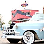 Third pic of Hayley Marie Coppin Drive In - Cherry Nudes