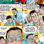 First pic of Hard sex with brunette and blonde