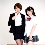 First pic of Mai Miori And Yui Kasugano Footjob