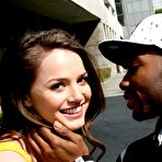 Third pic of Sexy tattooed brunette Tori Black has hot oral sex with her black lover then gets fucked by him