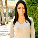 First pic of Cute FTV girl Melody flashing tits and teasing in public | Erotic Beauties