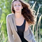 First pic of Real teen cutie Sabrina G strips and demonstrates the beauty of natural nude charms