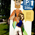 First pic of Ulyana Orsk in White Leggings
