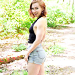 First pic of Anja Lovely Outdoor Pussy Play