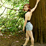 Second pic of Anja Lovely Outdoor Pussy Play