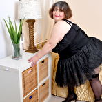 Second pic of Huge breasted mature BBW playing with herself