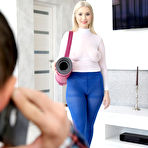 First pic of Roxy Risingstar seduces her friend's boyfriend with some sexy yoga poses