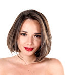 Third pic of Eve Sweet Hot Brunette in Stockings