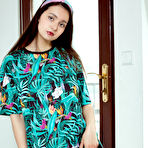 First pic of Adeline Hairy Brunette in Pink Panties