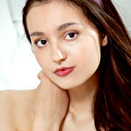 Third pic of Adeline Hairy Brunette in Pink Panties