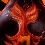 Fourth pic of Halloween Vampire Zombie Devil Body Paint she gets crazy ..