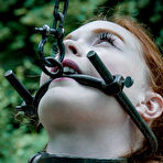 Second pic of SexPreviews - Summer Hart busty redhead is bound tightly in black rope her ass and pussy toyed
