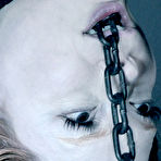 Third pic of SexPreviews - Summer Hart busty redhead is bound tightly in black rope her ass and pussy toyed
