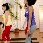 First pic of Yoga Teacher Licks And Bangs Two Babes - EPORNER