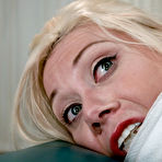 Second pic of Tied nurse Samantha Sin takes Mark Davis cock deep in her throat and ass