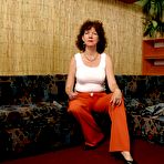 First pic of Redhead granny masturbating