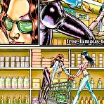 Third pic of Lesbian teens in the store