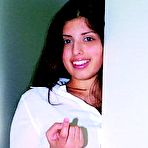 First pic of Busty Kerry Marie in black nylons and white blouse gives gloryhole blowjob on a toilet