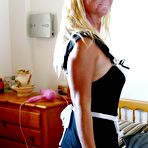 Third pic of Natalie K Cosplay catching the maid with no panties