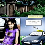 First pic of Shy teen girl seduced - Shy teenie brunette girl was seduced by old teacher and fucked hard