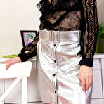 First pic of Alika Alba Shiny Miniskirt