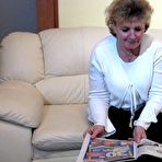 First pic of Helene Old mature masturbating hard