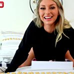 First pic of Kayley Gunner Gorgeous Blonde With Big Tits Bouncing On A Huge Dick - Brazzers Network - SexyBabes.club