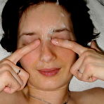 Third pic of CumOnWives - real amateur blowjobs and cumshots! Only MILFs!