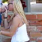Third pic of Natalie K Outdoor public pee and blowjob fuck