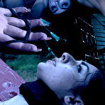 First pic of SexPreviews - Keira Croft is put in metal cage and bound with legs spread in cabin in the woods