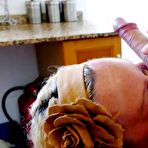 Second pic of Natalie K Creampie fuck from big cock lover in kitchen