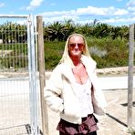 First pic of Natalie K Outdoor public flashing and panty stuffing
