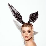 First pic of Khrystyana Kazakova posing in sexy Playboy lingerie and nude