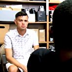 First pic of Preppy Latino Teen Bareback Fucked By Black LP Officer - EPORNER